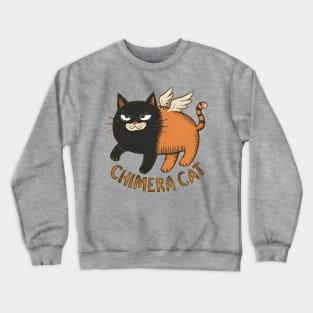 Cute cat chimera cat Crewneck Sweatshirt